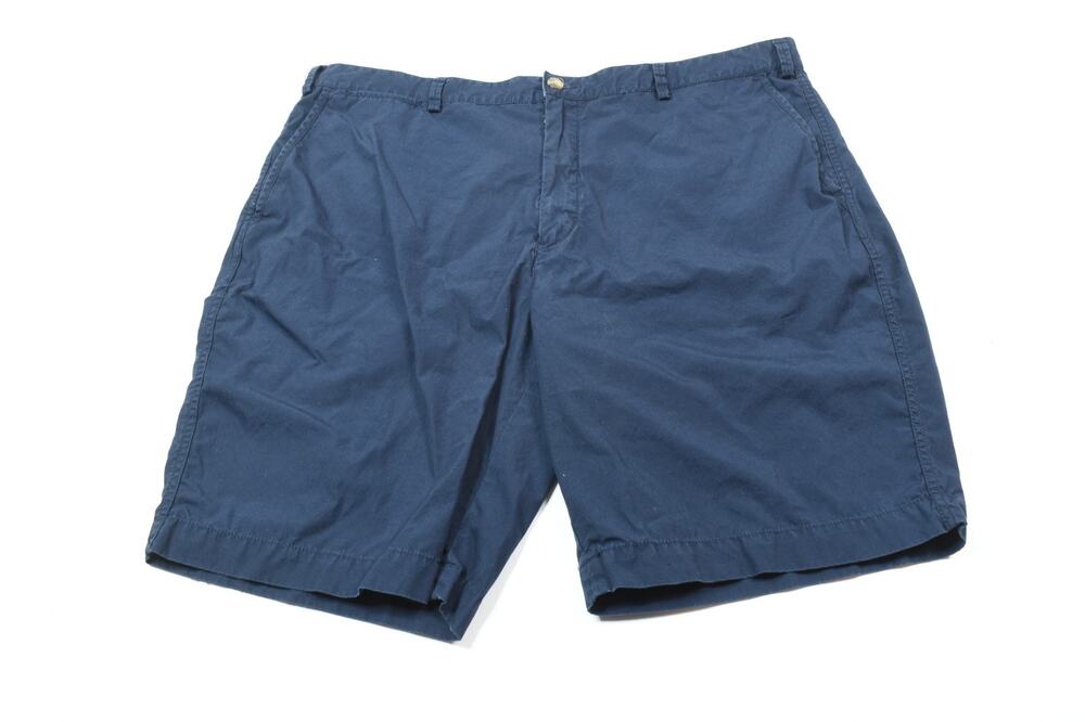 Polo Ralph Lauren Chino Shorts Mens 42 Blue 100% Cotton Relaxed Fit Casual